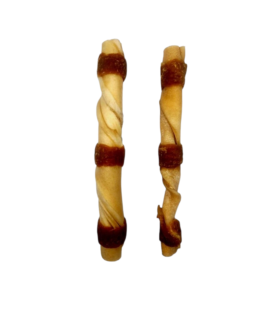 Twisted buffalo cheek wrapped in biltong