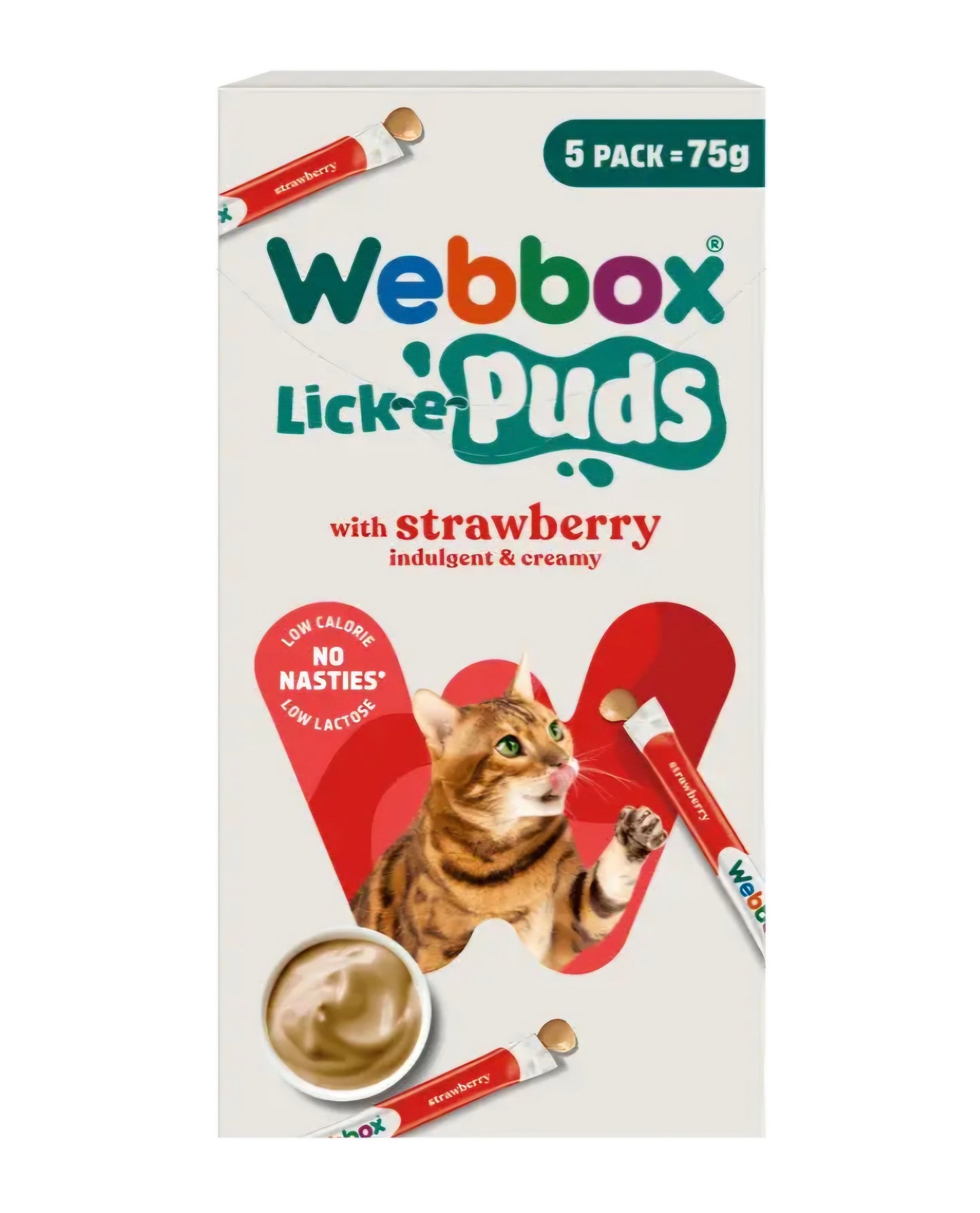 Lick-e-puds strawberry 75g