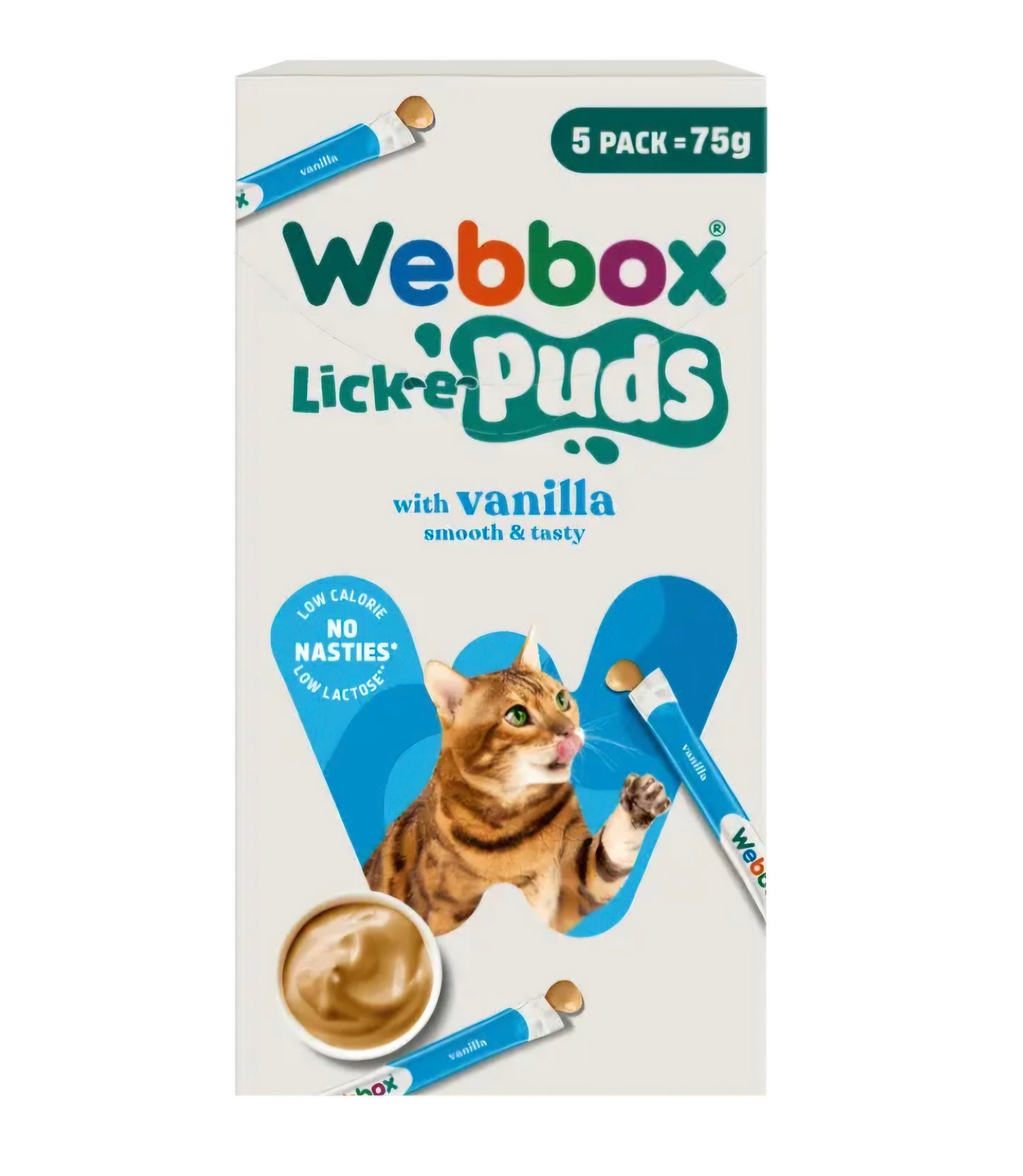 Lick-e-puds vanilla 75g