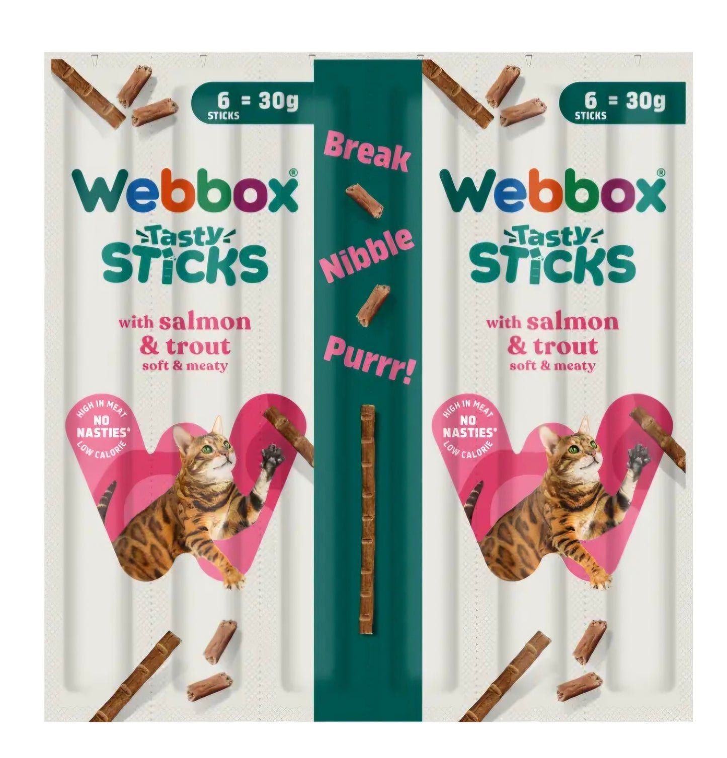 Tasty sticks salmon & trout 30g
