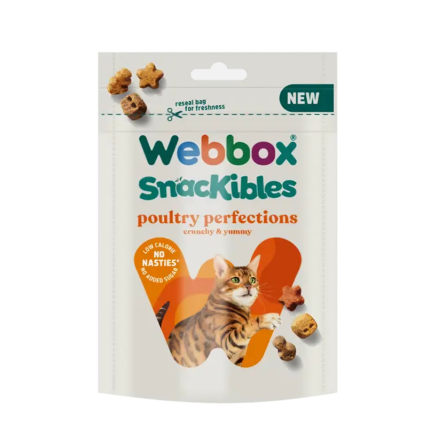 Snackibles poultry perfection 85g