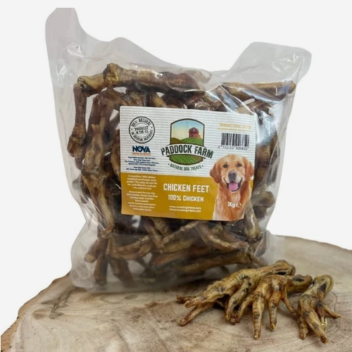 Chicken feet for dogs 1kg Natural Treat