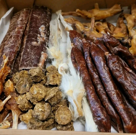 Natural Dog Treats Box Includes 51 Treats