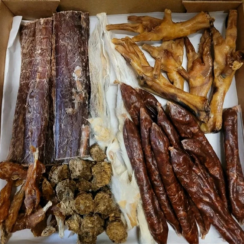 Natural Dog Treats Box Includes 51 Treats