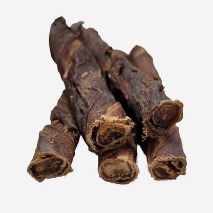 Pizzle Stick (15cm) Wrapped In Biltong Natural Dog Chew Treat Bully Stick