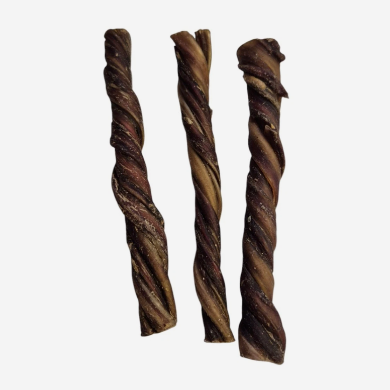 Twisted Pizzle Stick 100% Natural Dog Treat Chew