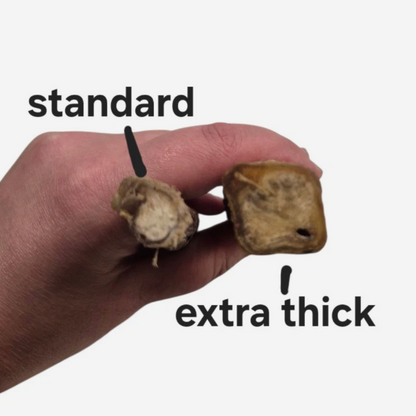 Thick Pizzle Stick 12cm Chunky Bully Stick 100% Natural Dog Treat Chew