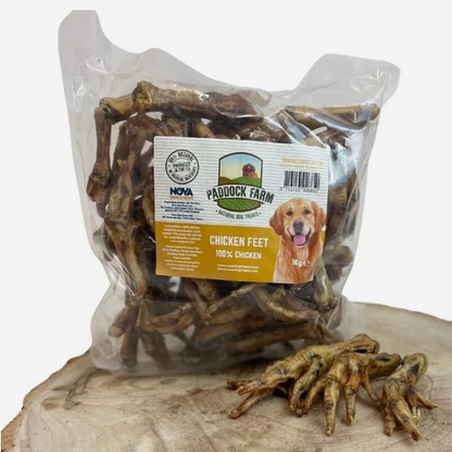 Chicken feet for dogs 1kg Natural Treat