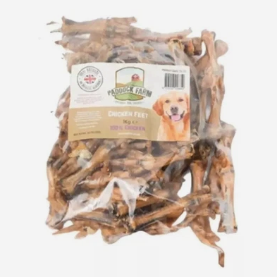 Chicken feet for dogs 1kg Natural Treat