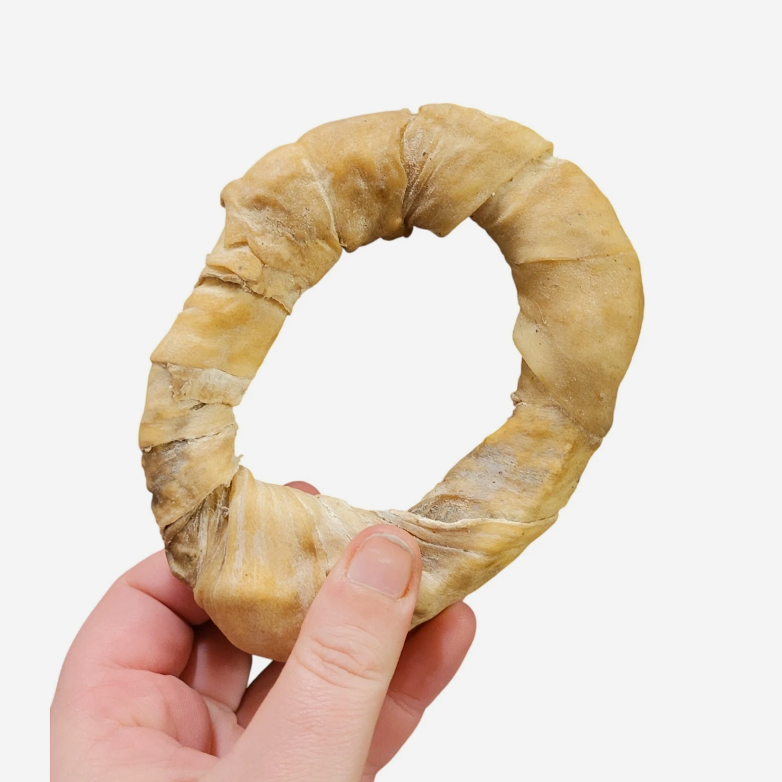 Paddywack Ring Wrapped In Lamb Skin Natural Dog Chew Treat
